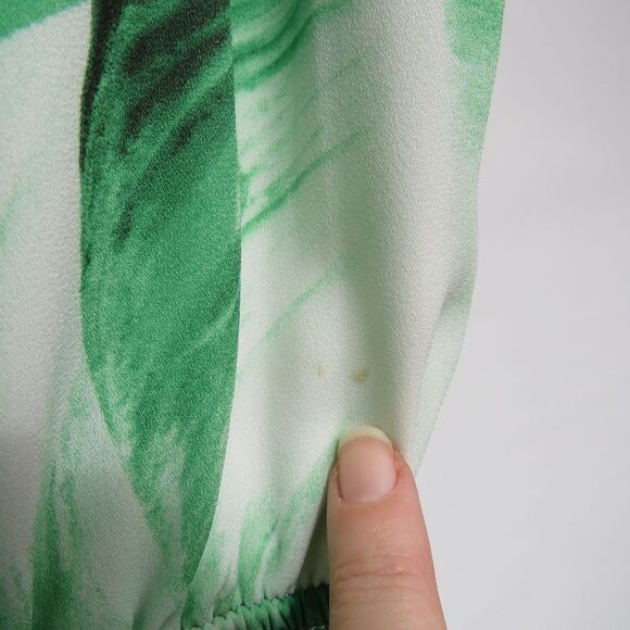 Show Me Your Mumu Womens Size Small Riri Green Tropical Floral Print Romper - Picture 6 of 15